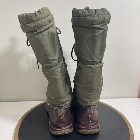 Pajar Boots Womens Size 8-8.5‎ EUR 39 Green Brown Waterproof Winter Snow Warm - Picture 8 of 11
